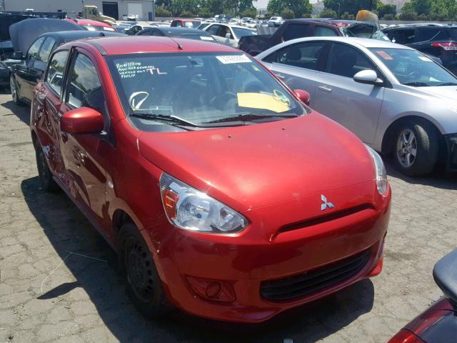 ML32A3HJ3EH011008 - 2014 MITSUBISHI MIRAGE DE RED photo 1