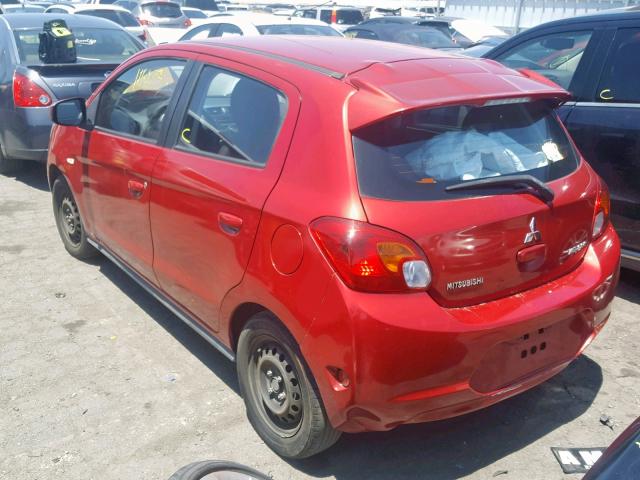 ML32A3HJ3EH011008 - 2014 MITSUBISHI MIRAGE DE RED photo 3