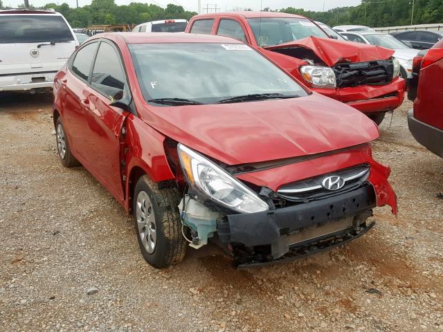 KMHCT4AE7GU059602 - 2016 HYUNDAI ACCENT SE RED photo 1