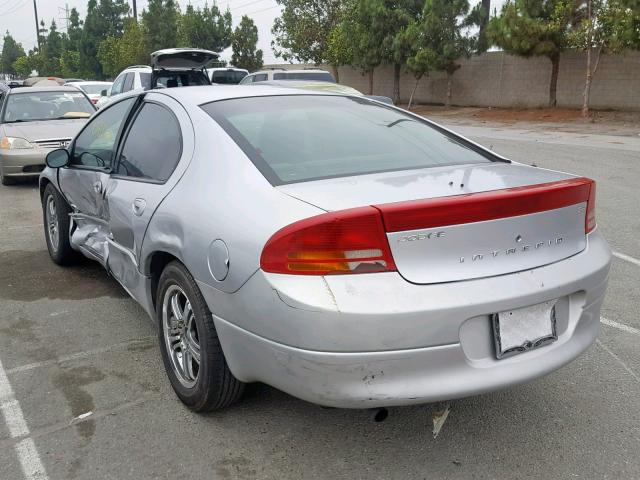2B3HD46R22H259223 - 2002 DODGE INTREPID S 银色 照片 3
