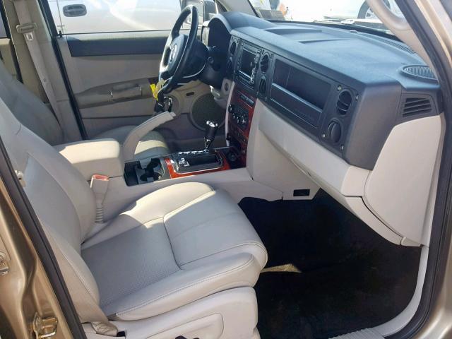 1J8HG58N46C305710 - 2006 JEEP COMMANDER 金色 照片 5