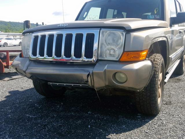 1J8HG58N46C305710 - 2006 JEEP COMMANDER 金色 照片 9