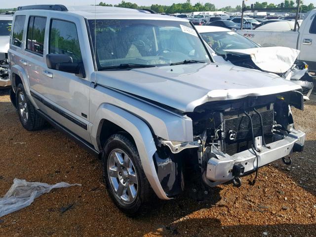 1J8HG48K47C659499 - 2007 JEEP COMMANDER SILVER photo 1