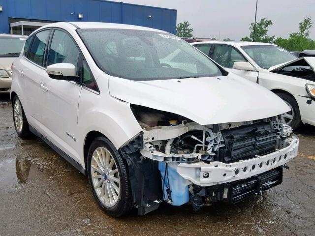 1FADP5BU1DL514301 - 2013 FORD C-MAX SEL WHITE photo 1