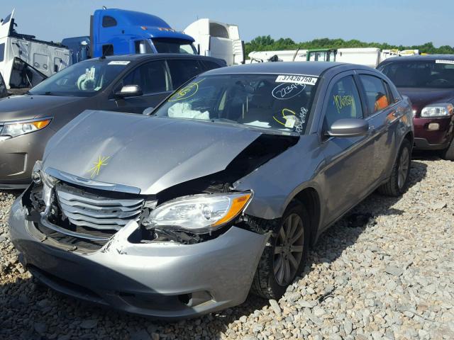 1C3CCBBB3DN513870 - 2013 CHRYSLER 200 TOURIN SILVER photo 2