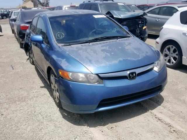 2HGFA16598H511974 - 2008 HONDA CIVIC LX BLUE photo 1