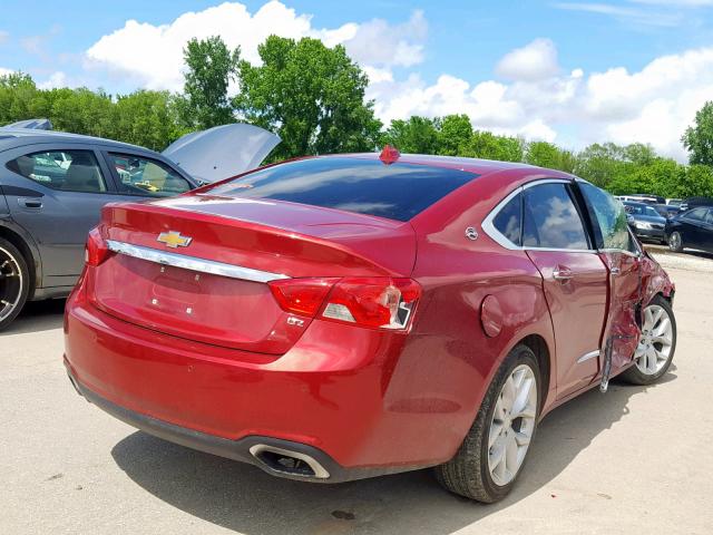 1G1145SL7EU124210 - 2014 CHEVROLET IMPALA LTZ RED photo 4