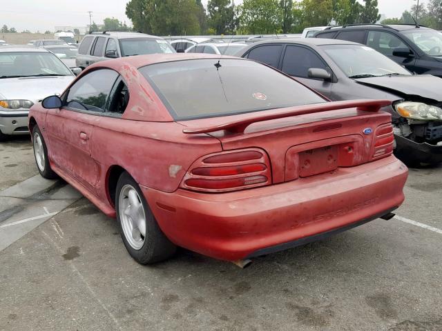 1FALP42T4SF231674 - 1995 FORD MUSTANG GT RED photo 3