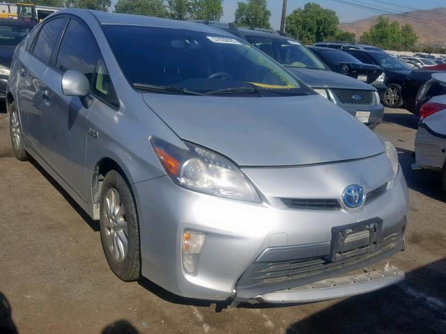 JTDKN3DP8C3009101 - 2012 TOYOTA PRIUS PLUG SILVER photo 1