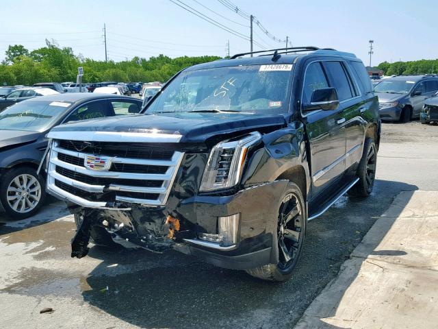 1GYS4BKJXJR277924 - 2018 CADILLAC ESCALADE L BLACK photo 2