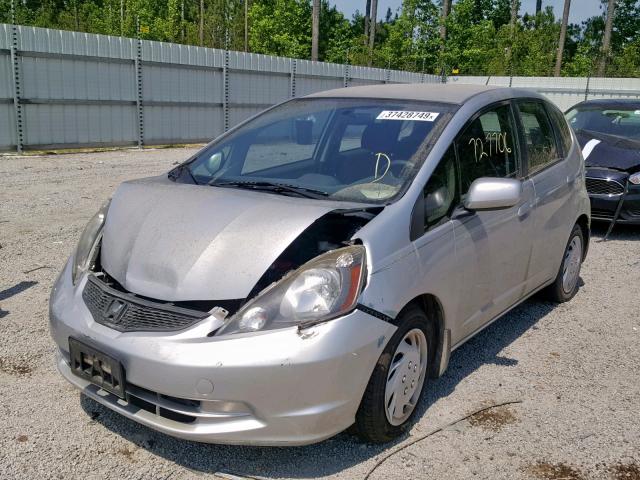 JHMGE8H35CS005439 - 2012 HONDA FIT SILVER photo 2