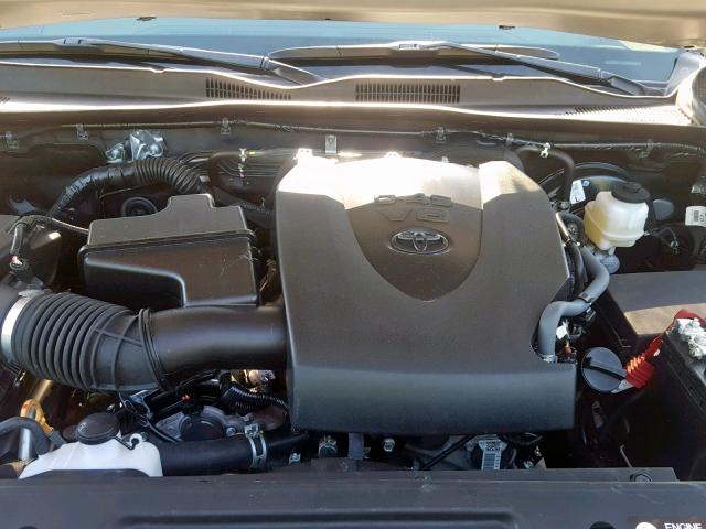 5TFCZ5AN7KX179108 - 2019 TOYOTA TACOMA DOU SILVER photo 7