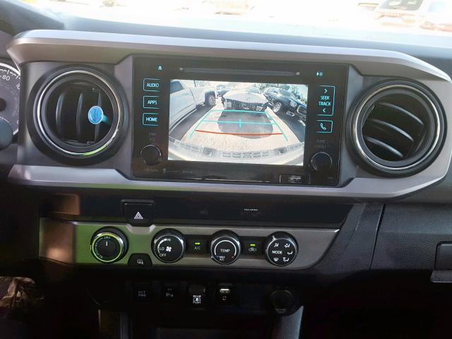 5TFCZ5AN7KX179108 - 2019 TOYOTA TACOMA DOU SILVER photo 9