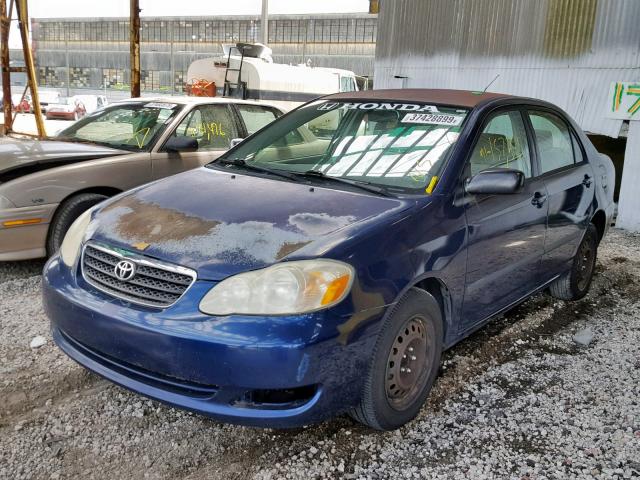 1NXBR32E75Z427812 - 2005 TOYOTA COROLLA CE BLUE photo 2