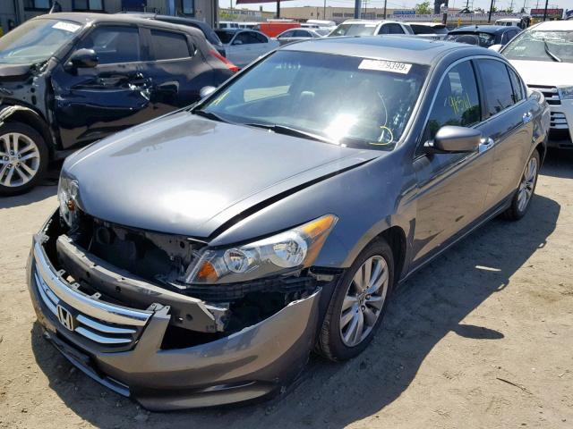 1HGCP3F83CA018046 - 2012 HONDA ACCORD EXL GRAY photo 2