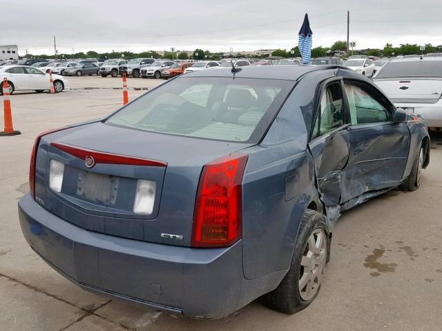 1G6DP577660157394 - 2006 CADILLAC CTS HI FEA BLUE photo 4