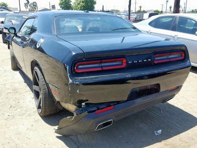 2C3CDZAG0FH876612 - 2015 DODGE CHALLENGER BLACK photo 3