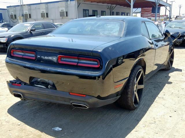 2C3CDZAG0FH876612 - 2015 DODGE CHALLENGER BLACK photo 4