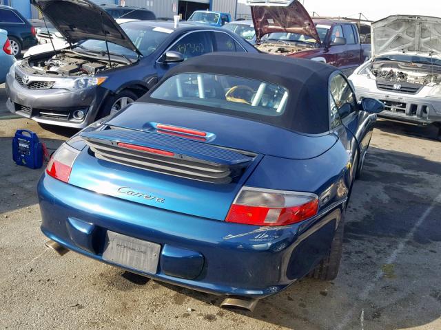 WP0CA29933S651140 - 2003 PORSCHE 911 CARRER BLUE photo 4