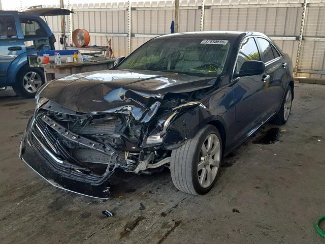 1G6AA5RA6F0130788 - 2015 CADILLAC ATS BLACK photo 2