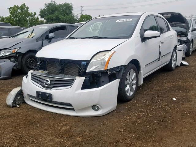 3N1AB6AP8BL666173 - 2011 NISSAN SENTRA 2.0 WHITE photo 2