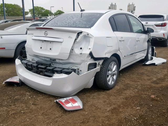 3N1AB6AP8BL666173 - 2011 NISSAN SENTRA 2.0 WHITE photo 4