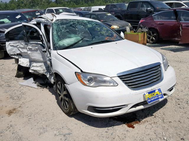 1C3CCBAB2CN291919 - 2012 CHRYSLER 200 LX WHITE photo 1