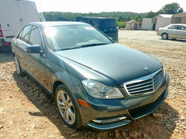 WDDGF4HB3EG253294 - 2014 MERCEDES-BENZ C 250 GRAY photo 1