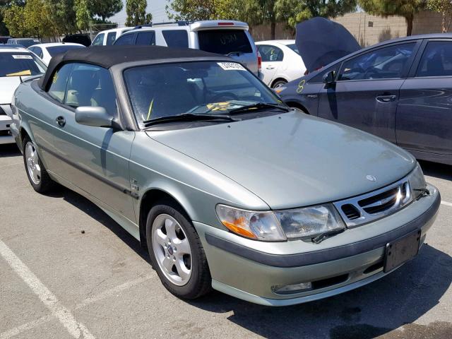 YS3DF75K917013334 - 2001 SAAB 9-3 SE GREEN photo 1