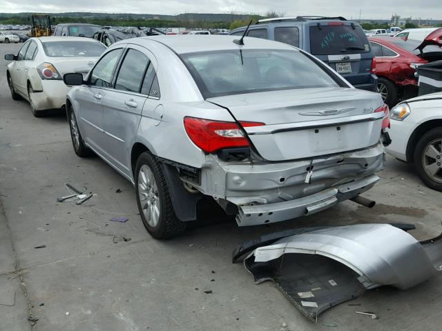 1C3CCBAB0CN222419 - 2012 CHRYSLER 200 LX SILVER photo 3