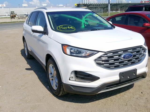 2FMPK3J9XKBC03479 - 2019 FORD EDGE SEL WHITE photo 1