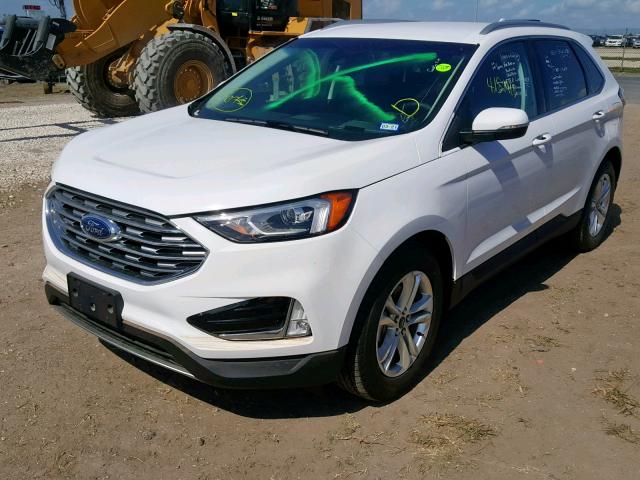 2FMPK3J9XKBC03479 - 2019 FORD EDGE SEL WHITE photo 2