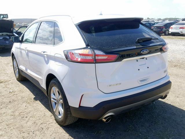 2FMPK3J9XKBC03479 - 2019 FORD EDGE SEL WHITE photo 3