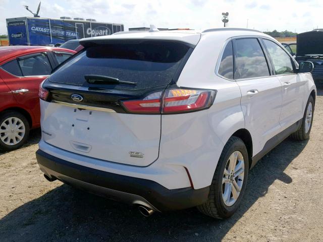 2FMPK3J9XKBC03479 - 2019 FORD EDGE SEL WHITE photo 4