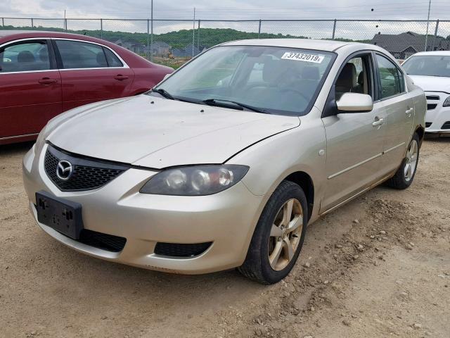 JM1BK12FX61400662 - 2006 MAZDA 3 I TAN photo 2