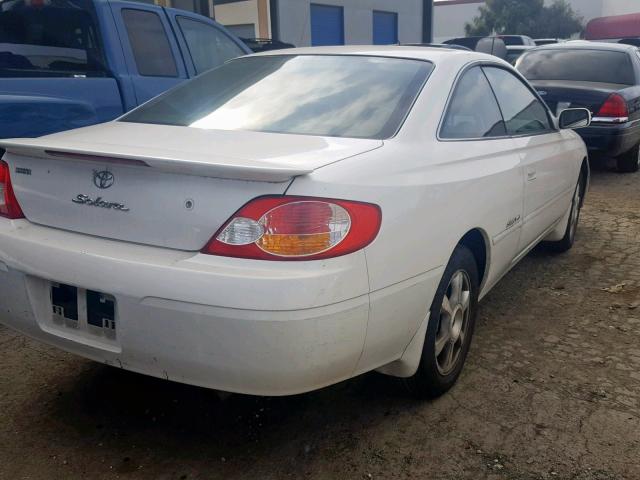 2T1CF28P73C607483 - 2003 TOYOTA CAMRY SOLA WHITE photo 4