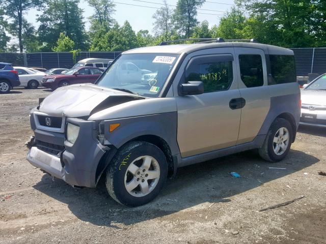 5J6YH28583L021344 - 2003 HONDA ELEMENT EX SILVER photo 2