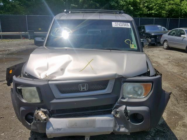 5J6YH28583L021344 - 2003 HONDA ELEMENT EX SILVER photo 7