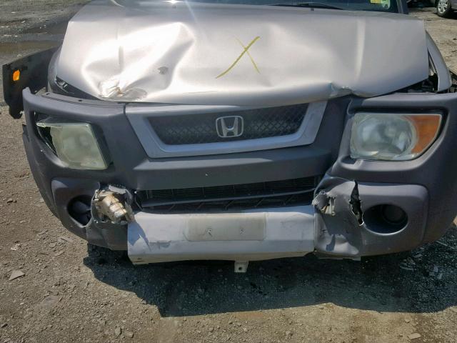 5J6YH28583L021344 - 2003 HONDA ELEMENT EX SILVER photo 9