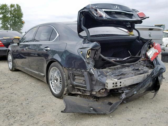 JTHGL46F675015655 - 2007 LEXUS LS 460L BLACK photo 3