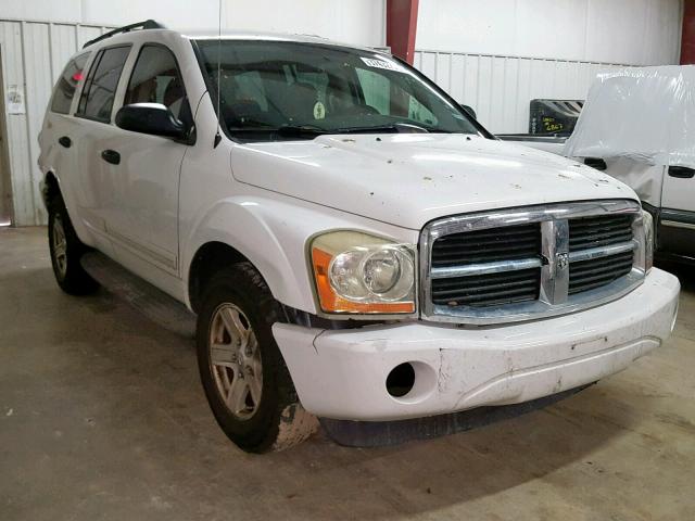 1D4HD48N75F528379 - 2005 DODGE DURANGO SL WHITE photo 1