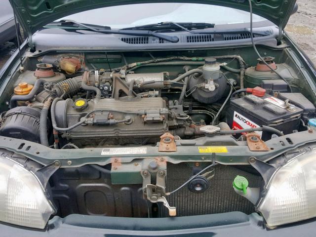 2C1MR5223X6703061 - 1999 CHEVROLET METRO LSI GREEN photo 7