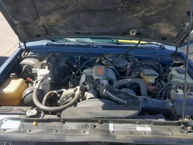 1GKDT13WXP2501527 - 1993 GMC S15 JIMMY BLUE photo 7