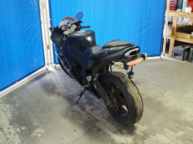 JKAZX4P137A000405 - 2007 KAWASAKI ZX600 P BLACK photo 3