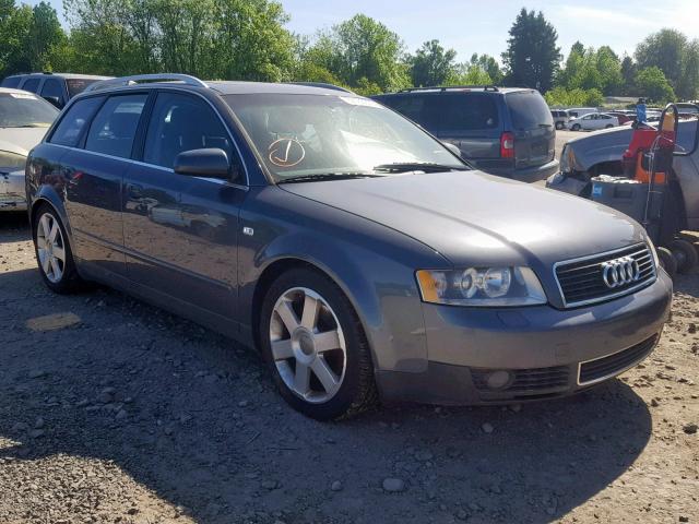 WAUVT68E82A274539 - 2002 AUDI A4 3.0 AVA GRAY photo 1