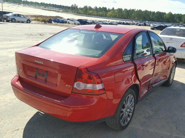 YV1MS382172313828 - 2007 VOLVO S40 2.4I RED photo 4