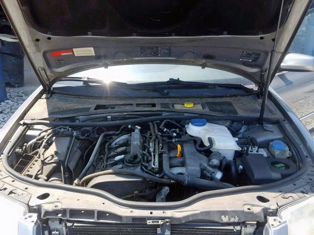 WVWPD63B72P280142 - 2002 VOLKSWAGEN PASSAT GLS SILVER photo 7