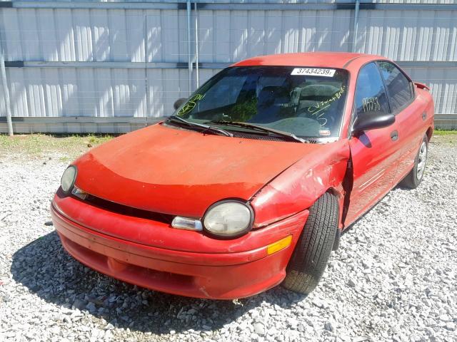 1P3ES47C2WD53781 - 1998 PLYMOUTH NEON HIGHL RED photo 2