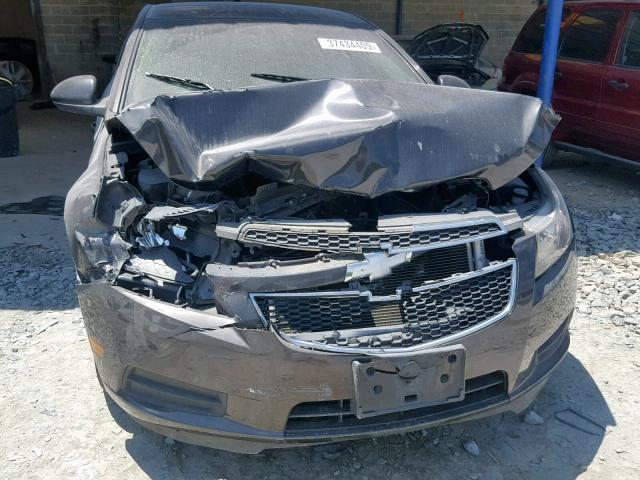 1G1PC5SB1E7441533 - 2014 CHEVROLET CRUZE LT GRAY photo 9