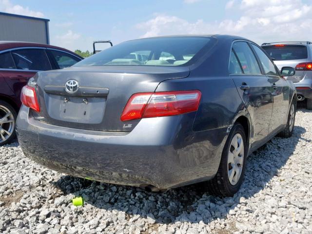 4T1BE46K47U037545 - 2007 TOYOTA CAMRY NEW CHARCOAL photo 4